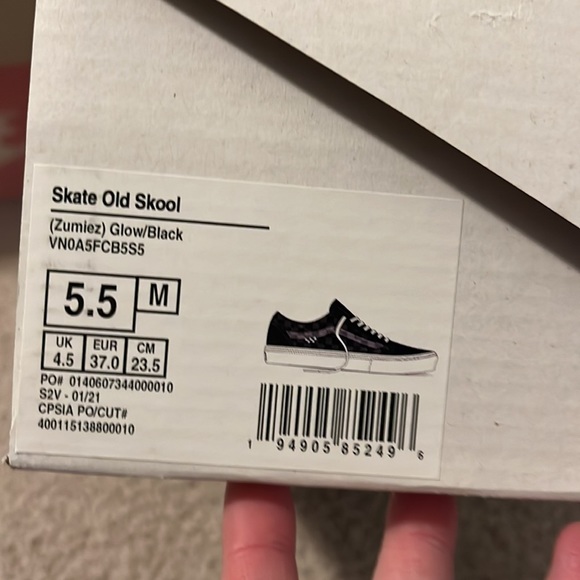 Vans Skate Old Skool glow/black skateboarding shoes - Picture 13 of 15